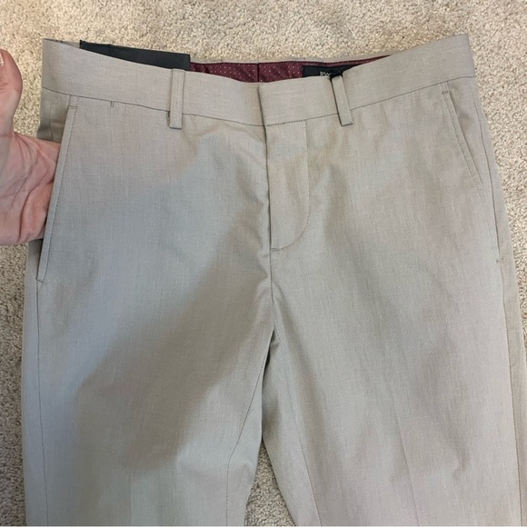 RW&CO men’s tan beige Miles Slim Fit pants Sz 27 NWT - Picture 2 of 11